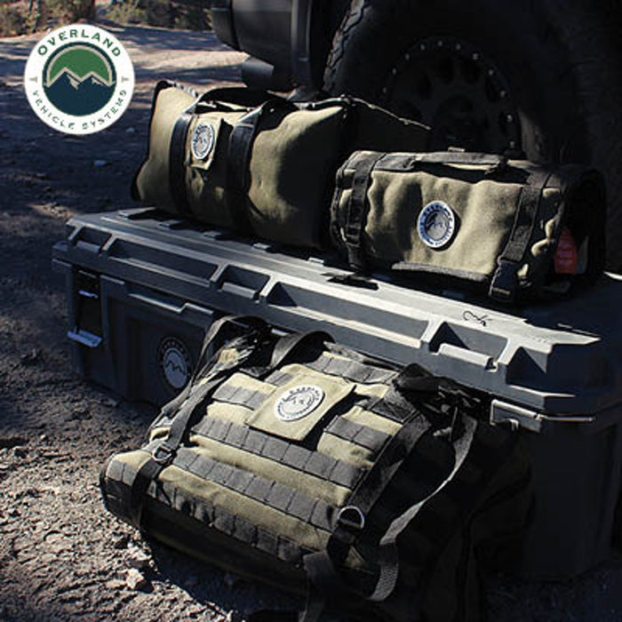 Overland Vehicle Systems Large Recovery Bag W/Handle & Straps #16 Waxed Canvas Storage