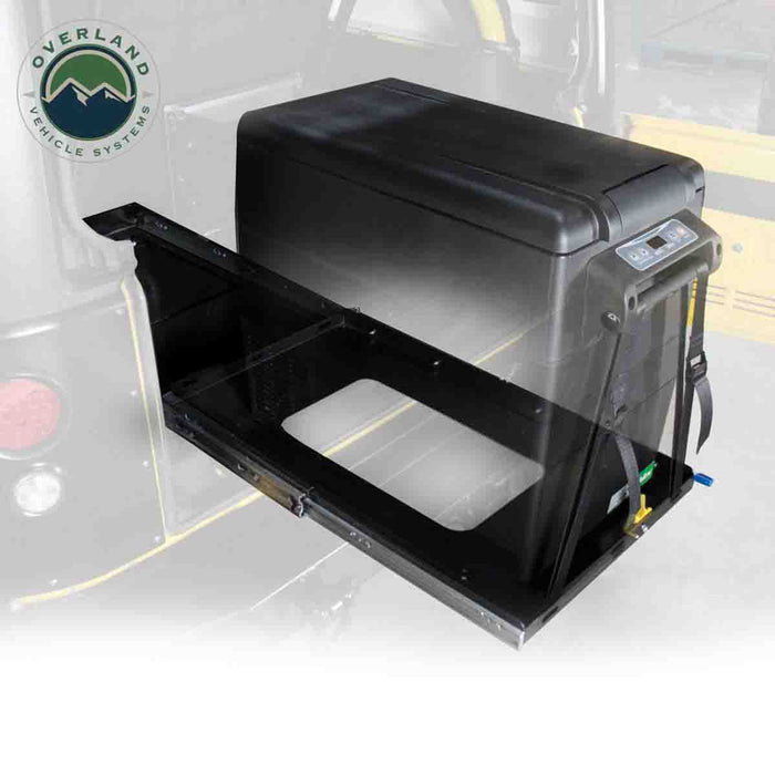 Overland Vehicle Systems Small Refrigerator Tray W/Slide and Tilt