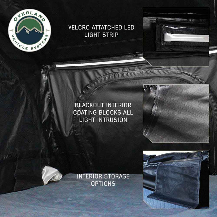 OVS XD Sherpa Hybrid Soft Shell Roof Top Tent, Blue Body & Black Rainfly XD Sherpa S3S