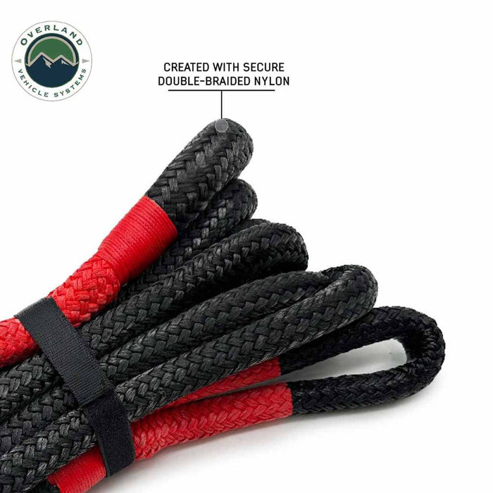 Overland Vehicle Systems Brute Kinetic Recovery Rope w/ Storage Bag