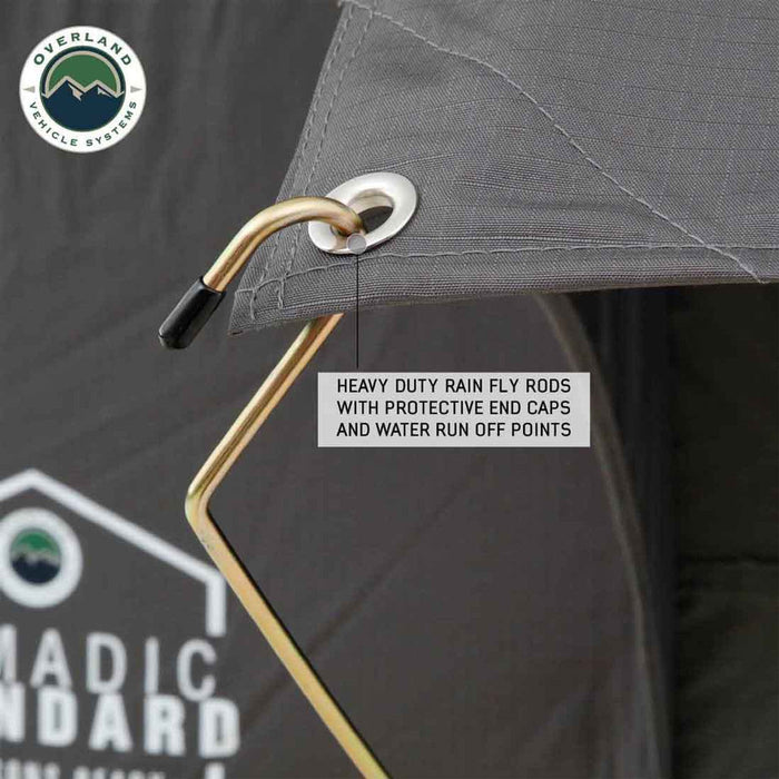 Overland Vehicle Systems HD Nomadic 4 Extended Soft Shell Roof Top Tent