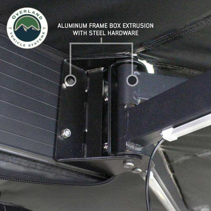 Overland Vehicle Systems XD Nomadic Black Out 270 Degree Awning w/ Lights