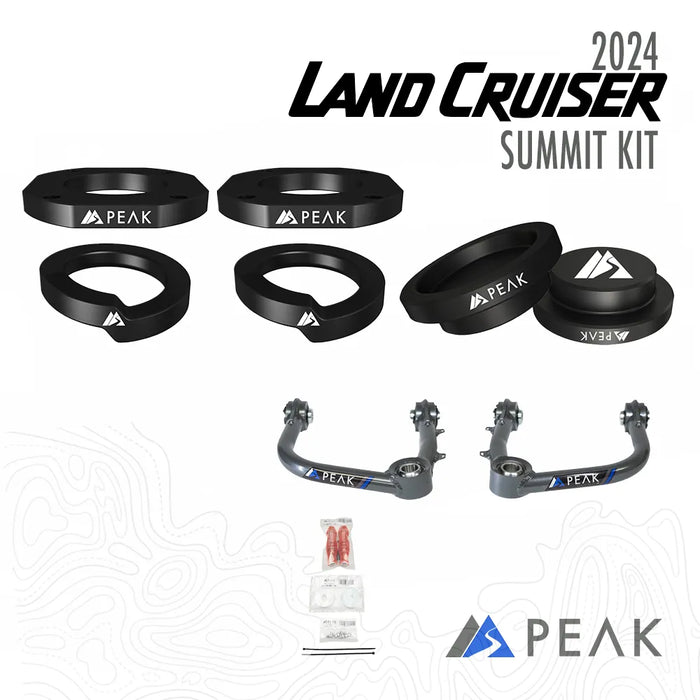 Peak Suspension 2-Piece Summit Kit – 2.25″ Lift For Land Cruiser 250