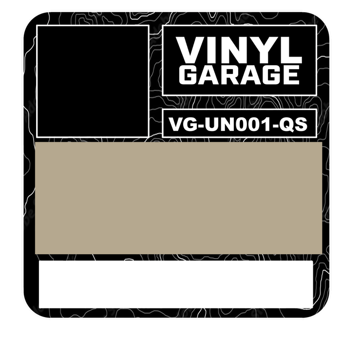 Vinyl Garage Glove Box Keyhole Cover