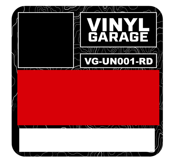 Vinyl Garage Glove Box Keyhole Cover