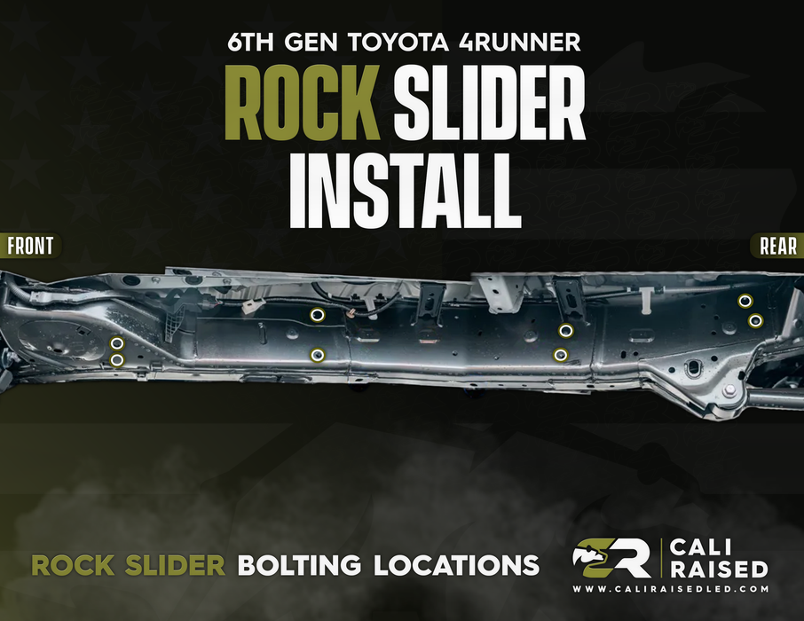 Cali Raised Step Edition Rock Sliders For Land Cruiser 250 Series (2024-Current)