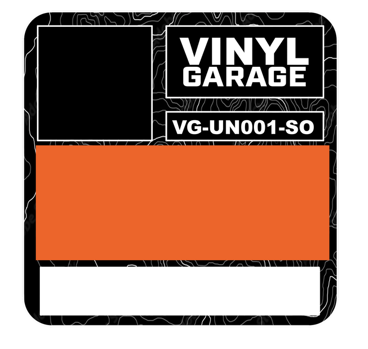 Vinyl Garage Glove Box Keyhole Cover
