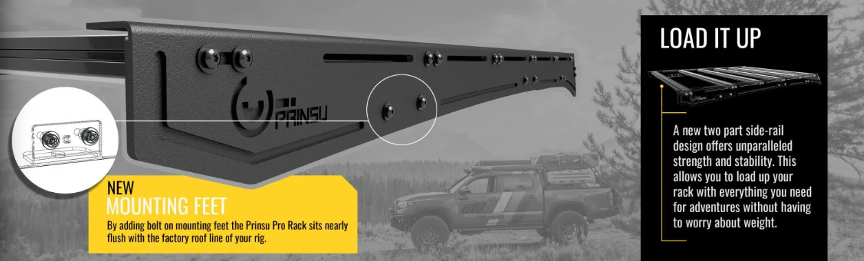 Prinsu Pro Roof Rack For 250 Series Land Cruiser (2024-Current)