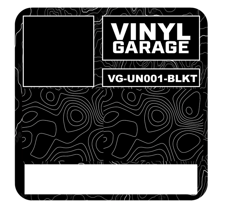 Vinyl Garage Glove Box Keyhole Cover