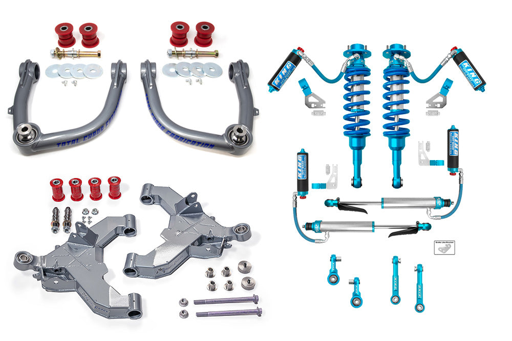 Total Chaos Mid Travel Lift Kit W/Front & Rear 2.5" Shocks For Land Cruiser 250 (2024-Current)