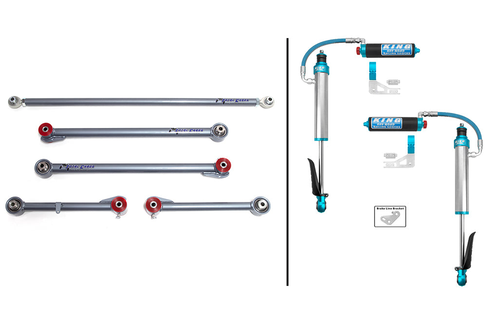 Total Chaos Rear Links W/2.5" Diameter Shocks For Land Cruiser 250 (2024-Current)