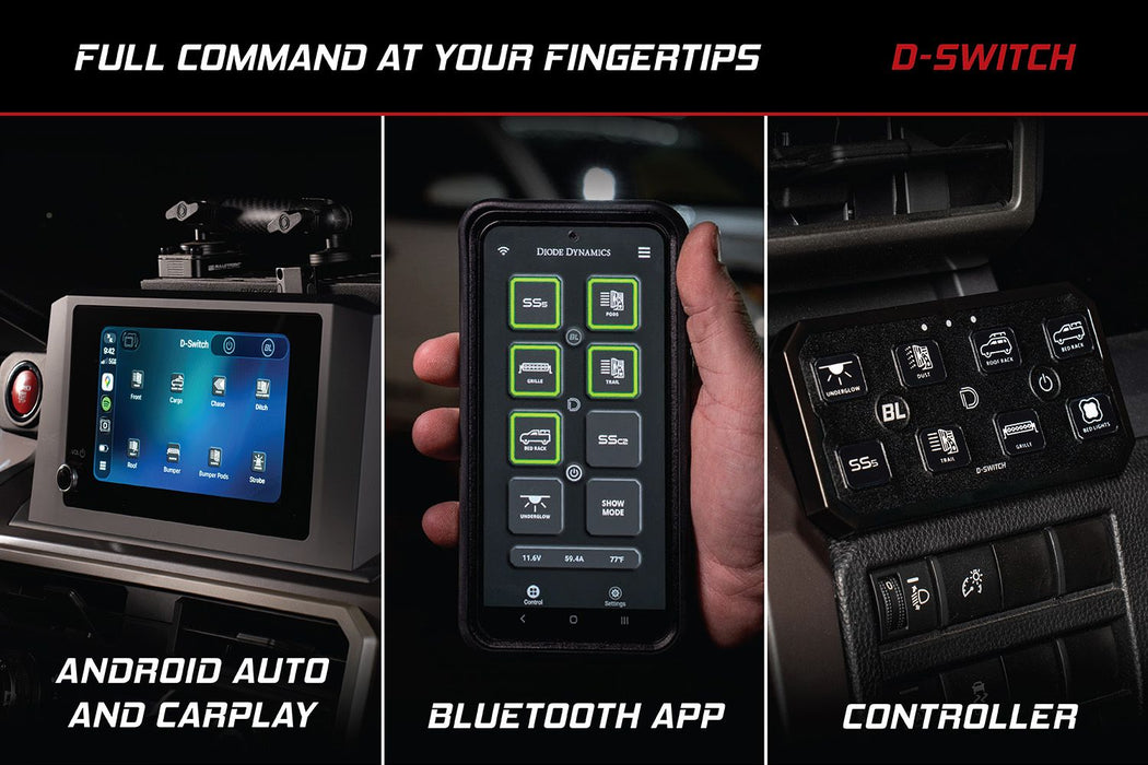 Diode Dynamics D-Switch 8-Channel Switch Panel