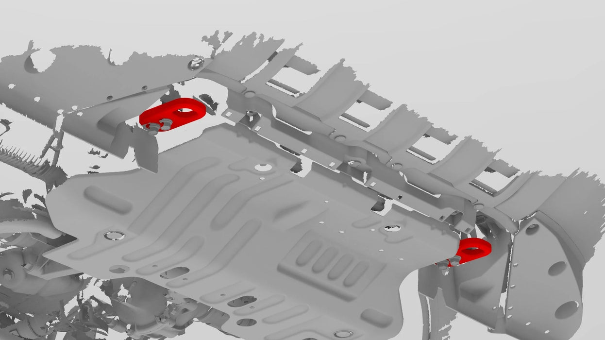 NYTOP Lower Front Recovery Points For Land Cruiser (2024-Current)