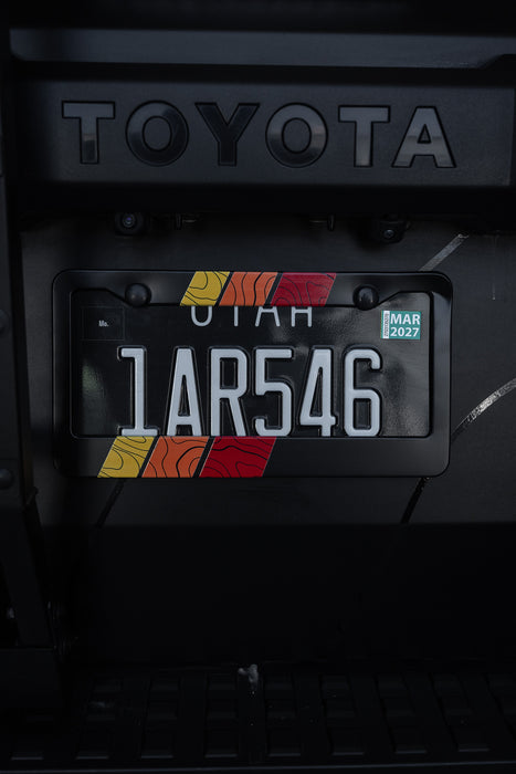 Land Cruiser Lifestyle Heritage License Plate Frame For Land Cruiser