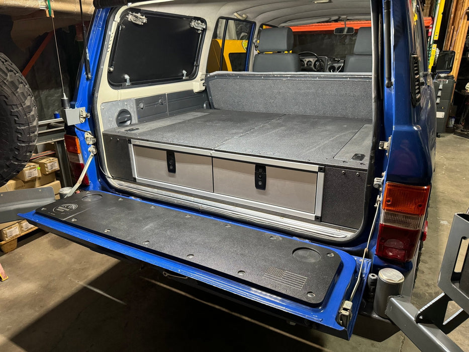 Goose Gear Side x Side Drawer Module W/Fitted Top Plate For Land Cruiser 60 (1980-1989)