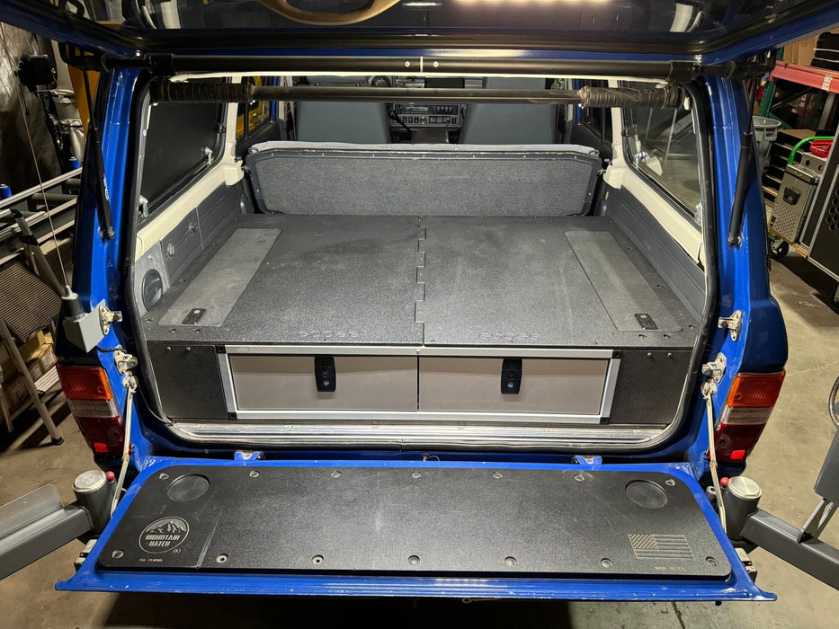 Goose Gear Side x Side Drawer Module W/Fitted Top Plate For Land Cruiser 60 (1980-1989)