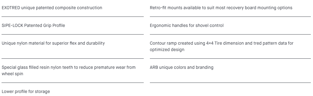 ARB TRED Recovery Boards