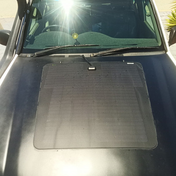Lensun Toyota Land Cruiser 100 Series J100 100W 12V Car Hood Solar Panel